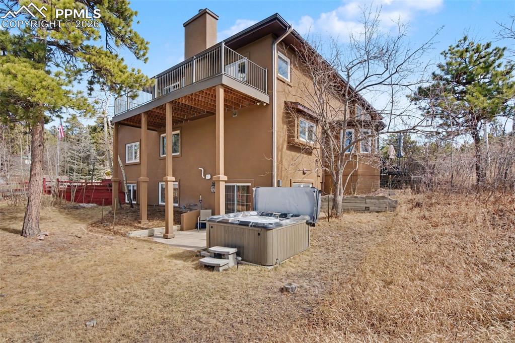 1375 Blueberry Hills Road Monument, CO 80132 - Photo 49 of 50 a view of backyard of the house