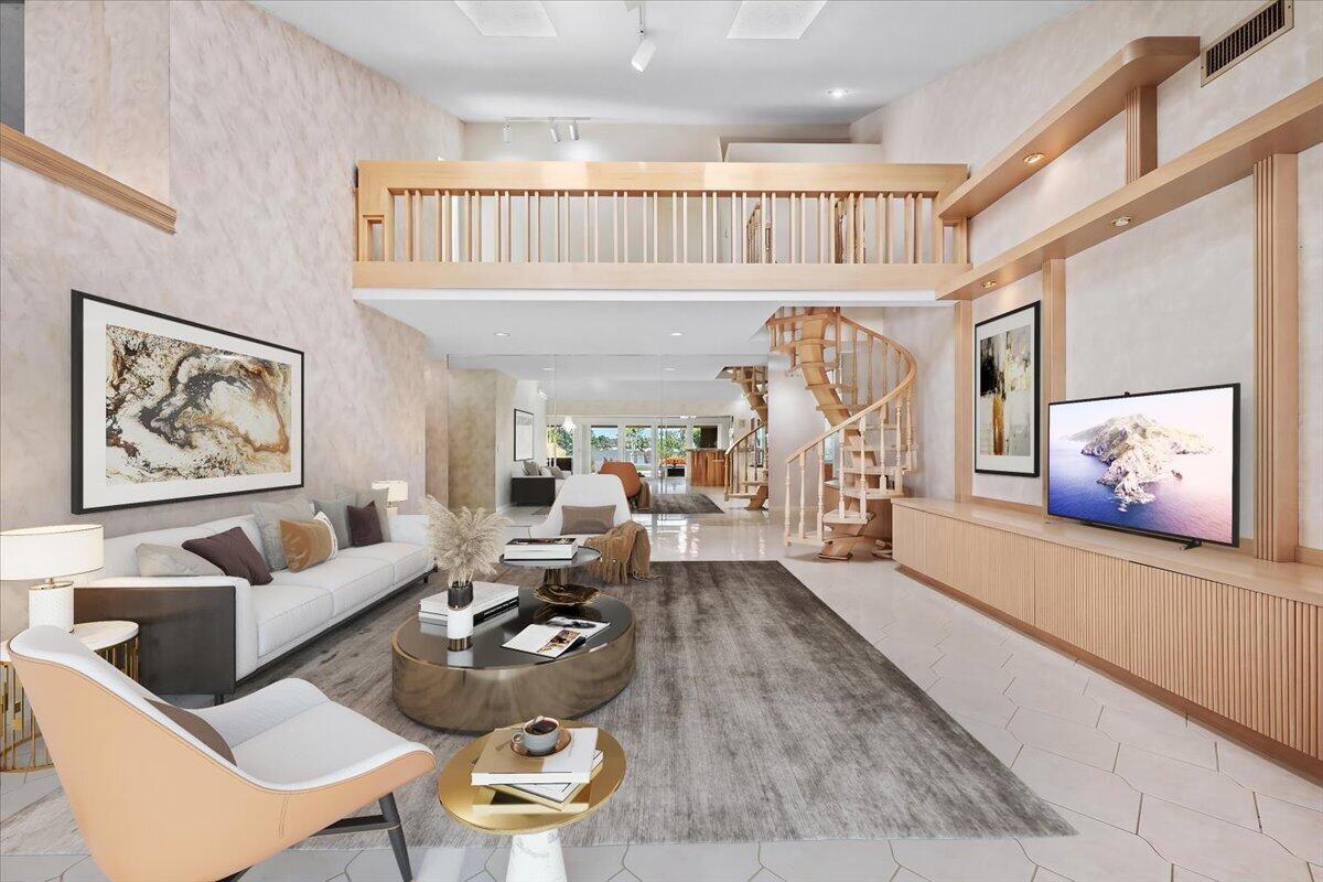 352 River Edge Road Jupiter, FL 33477 - Photo 8 of 56 Virtually remastered Living Room