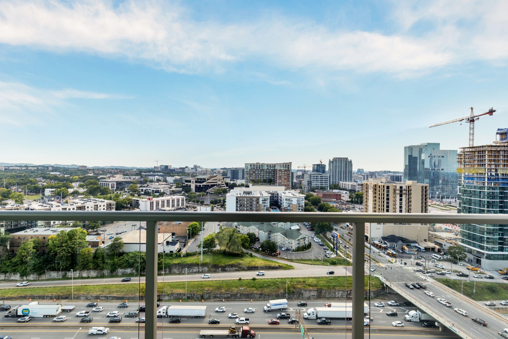 1212 Laurel Street, Unit 1815 Nashville, TN 37203 - Photo 22 of 42 a view of a city with a lake