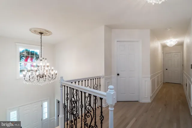 a table and chairs in a room