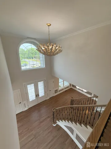 wooden floor in an empty room with wooden floor