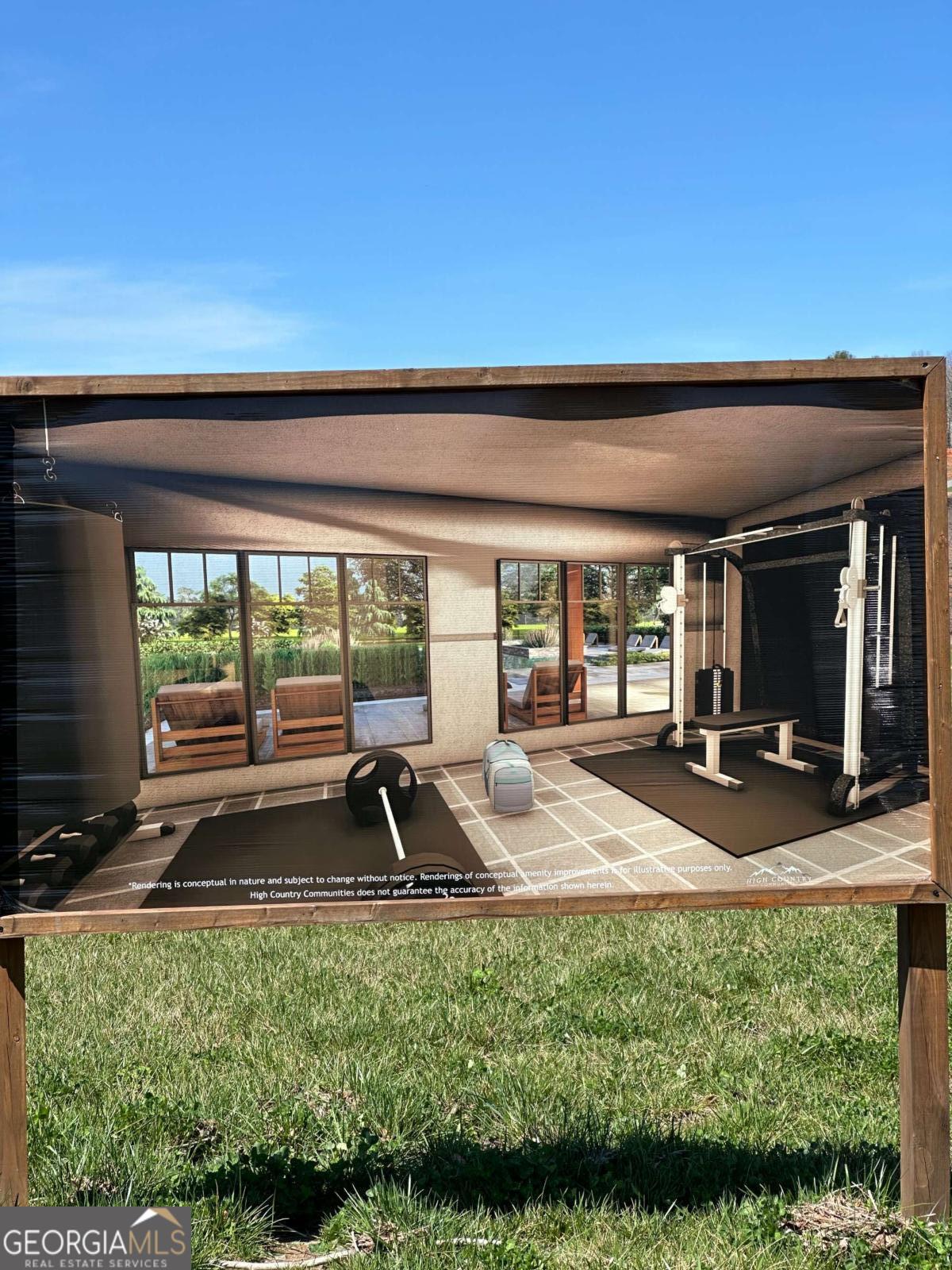 Lot 188 The Ridges Morganton, GA 30560 - Photo 6 of 10 a view of a house with backyard sitting area and garden