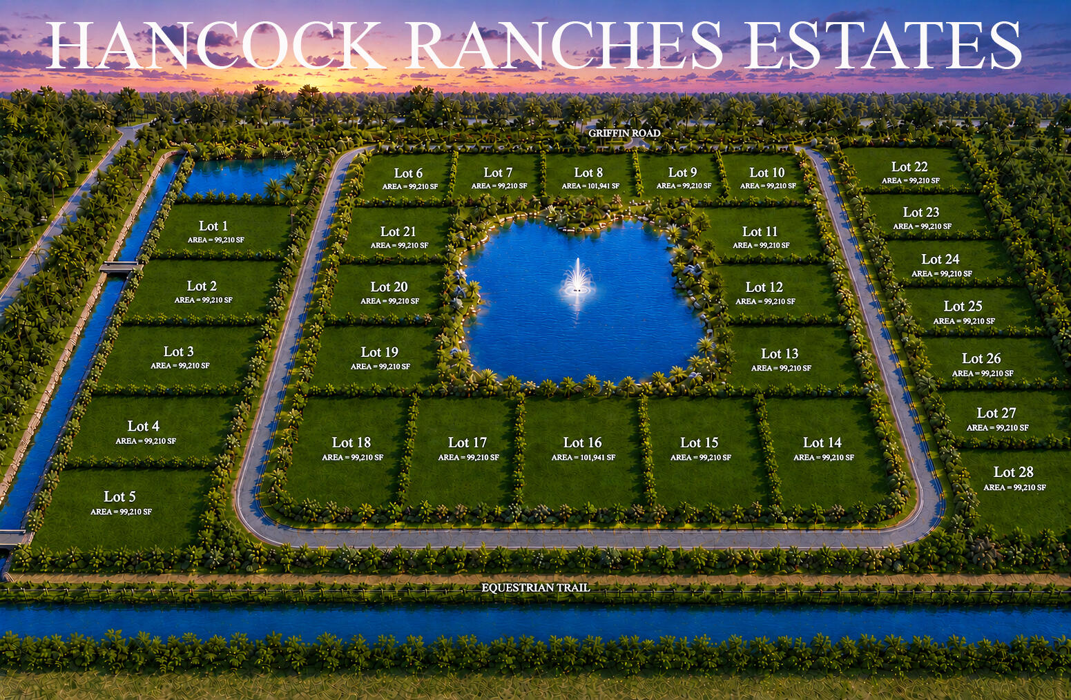 13900 Griffin Road Southwest Ranches, FL 33330 - Photo 1 of 10 28 LOTS - SITE PLAN