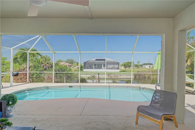 a house view with a outdoor space