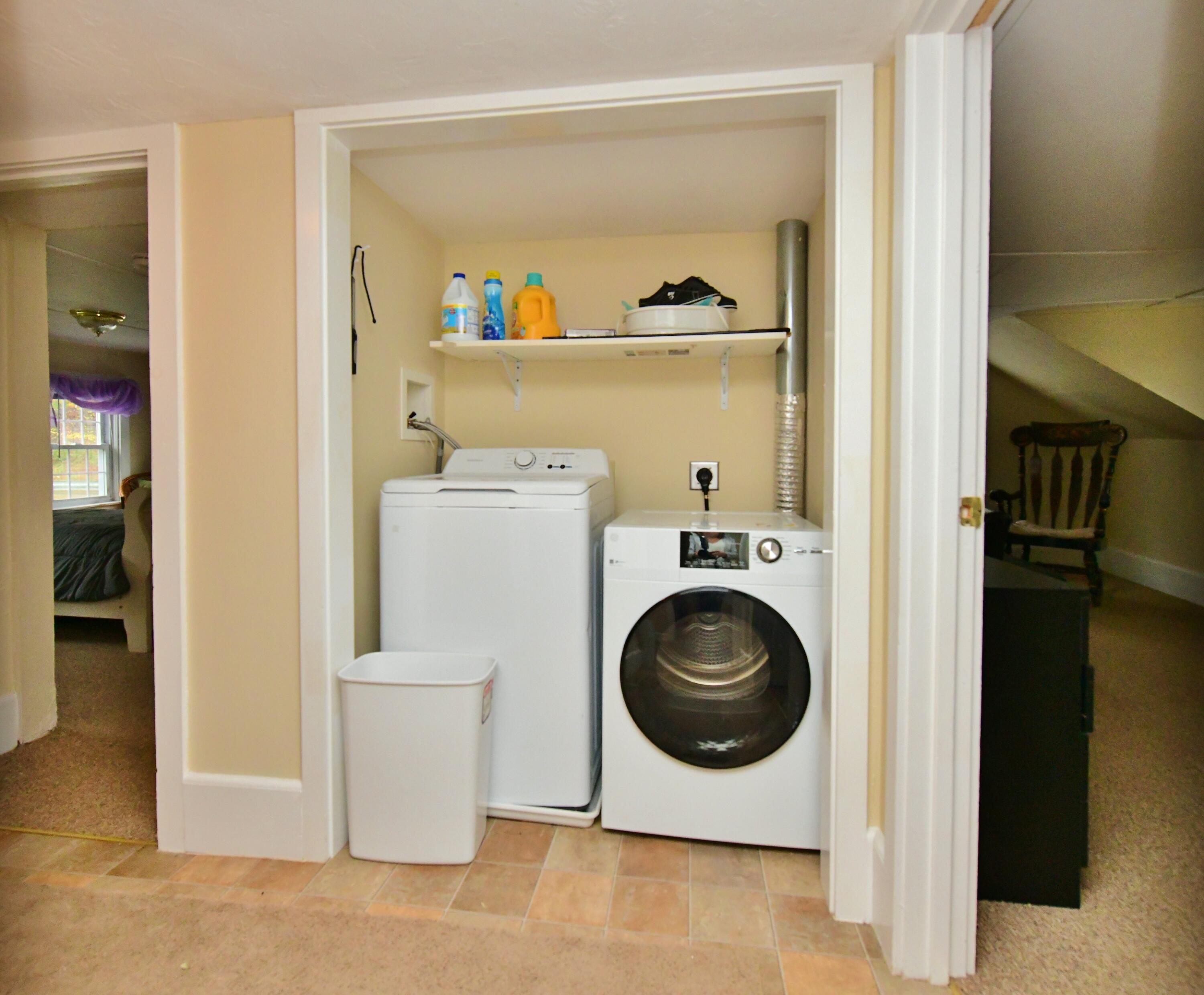 6 Bournedale Road, Unit 6B 2 Buzzards Bay, MA 02532 - Photo 12 of 36 a utility room with dryer and washer