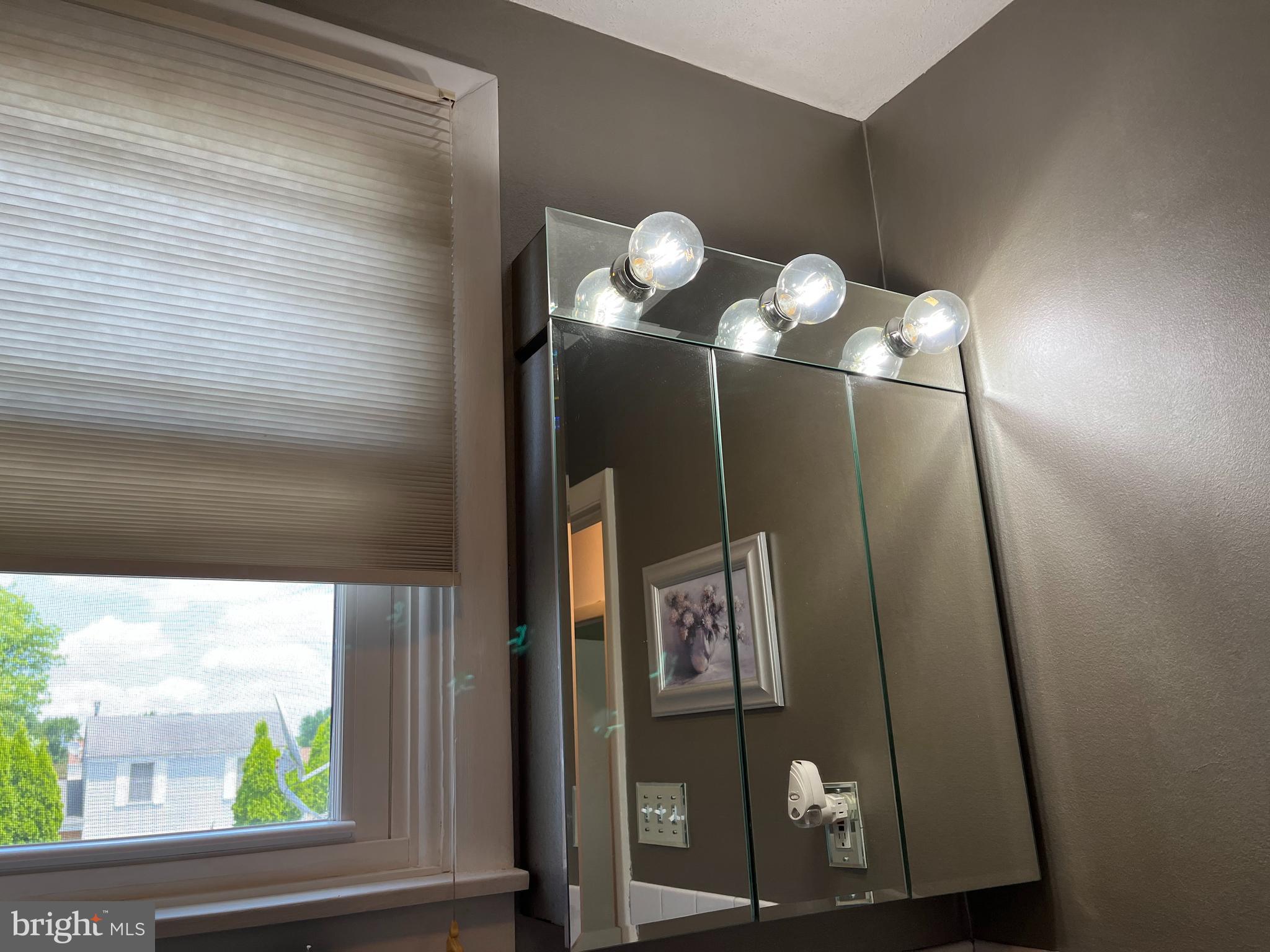 3290 Claridge Road Bensalem, PA 19020 - Photo 85 of 85 Bright Lights/Mirrored Cabinet - Hall Bath