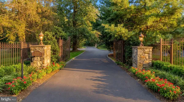 a view of a pathway of a park