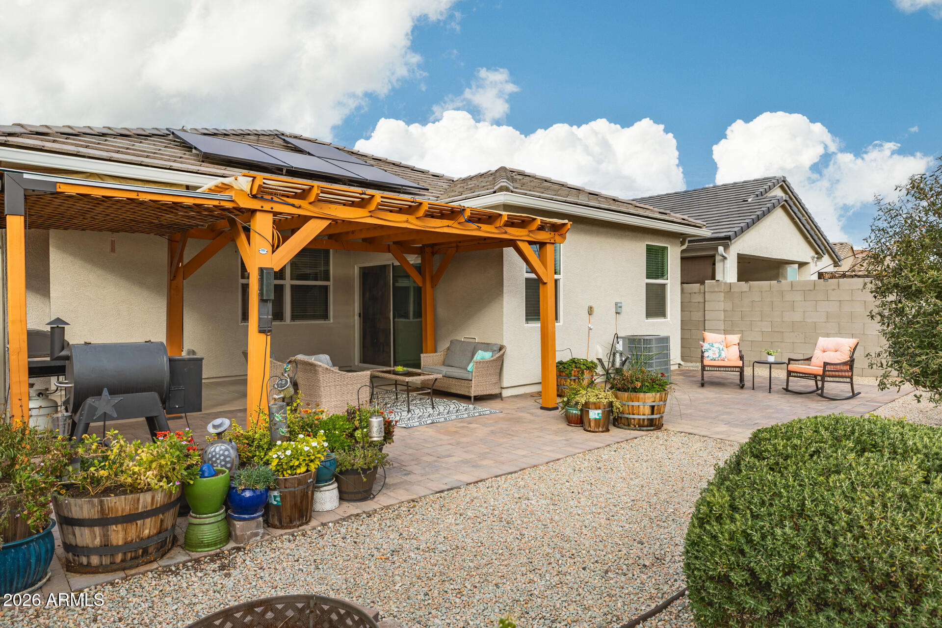 9471 Greenhouse Road Florence, AZ 85132 - Photo 21 of 22 a front view of a house having patio