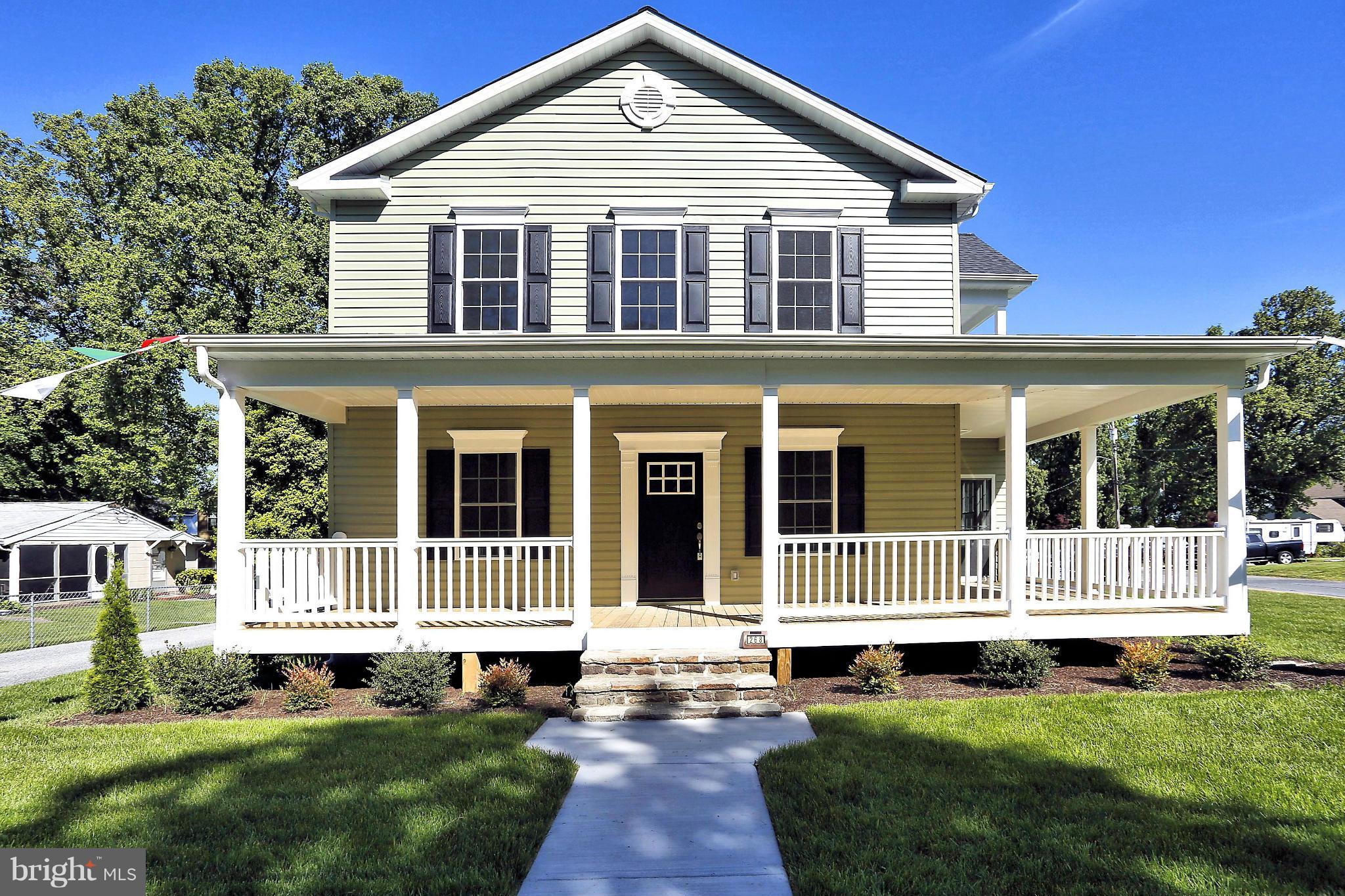 268 Arundel Road Pasadena, MD 21122 - Photo 2 of 30 Exterior (Front) W/Wrap Around Porch
