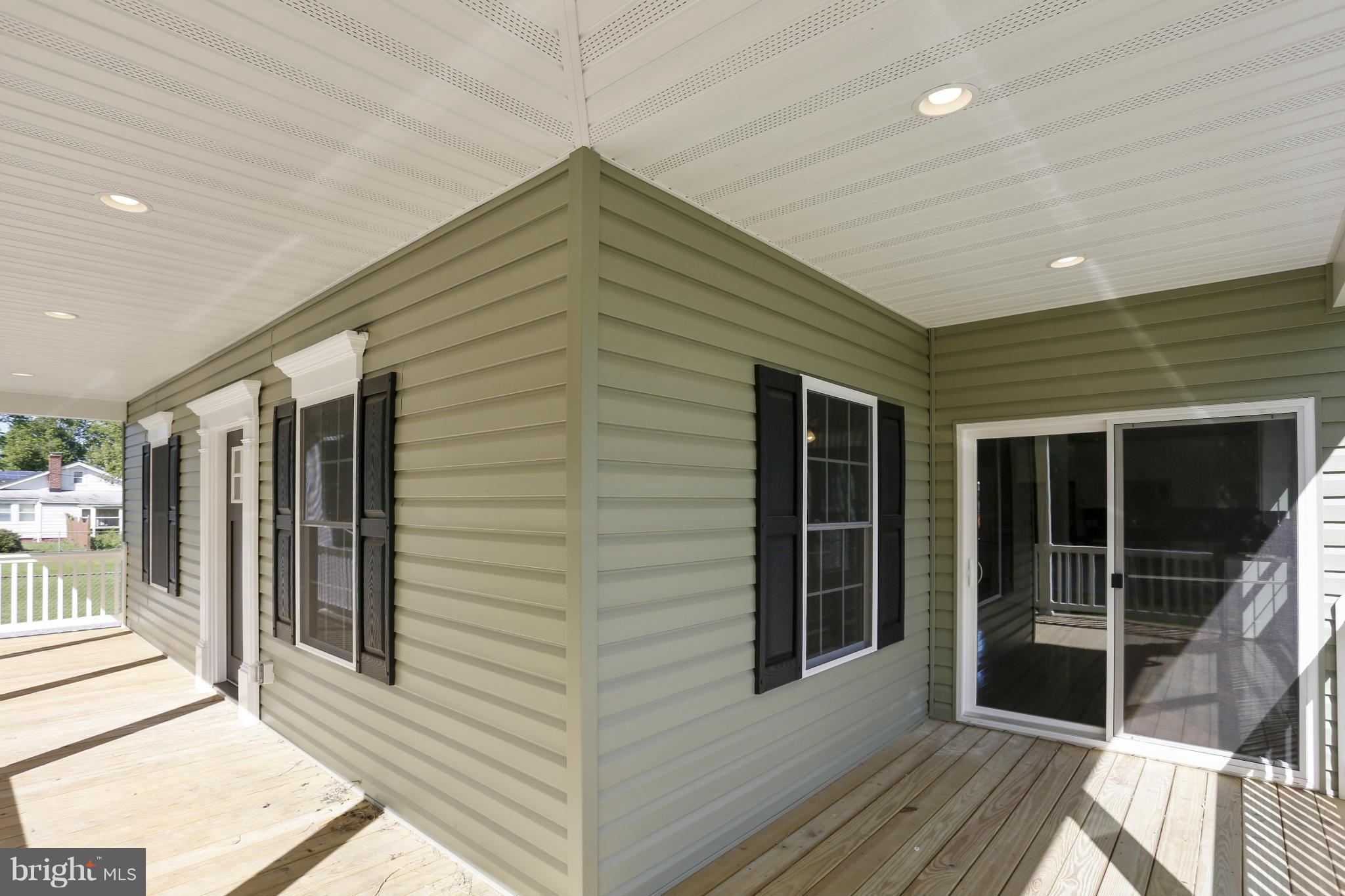 268 Arundel Road Pasadena, MD 21122 - Photo 24 of 30 Exterior (Front) Wrap Around Side Porch off Dining