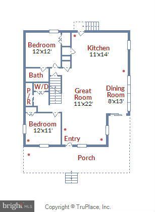 268 Arundel Road Pasadena, MD 21122 - Photo 29 of 30 Interior Main Level Floor Plan