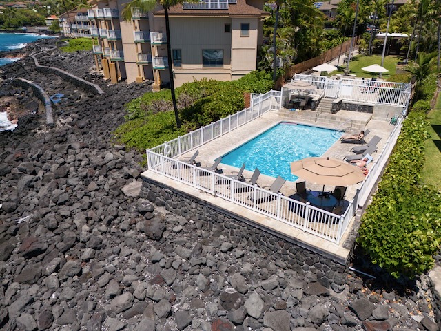 Amazing oceanside pool and BBQ area.