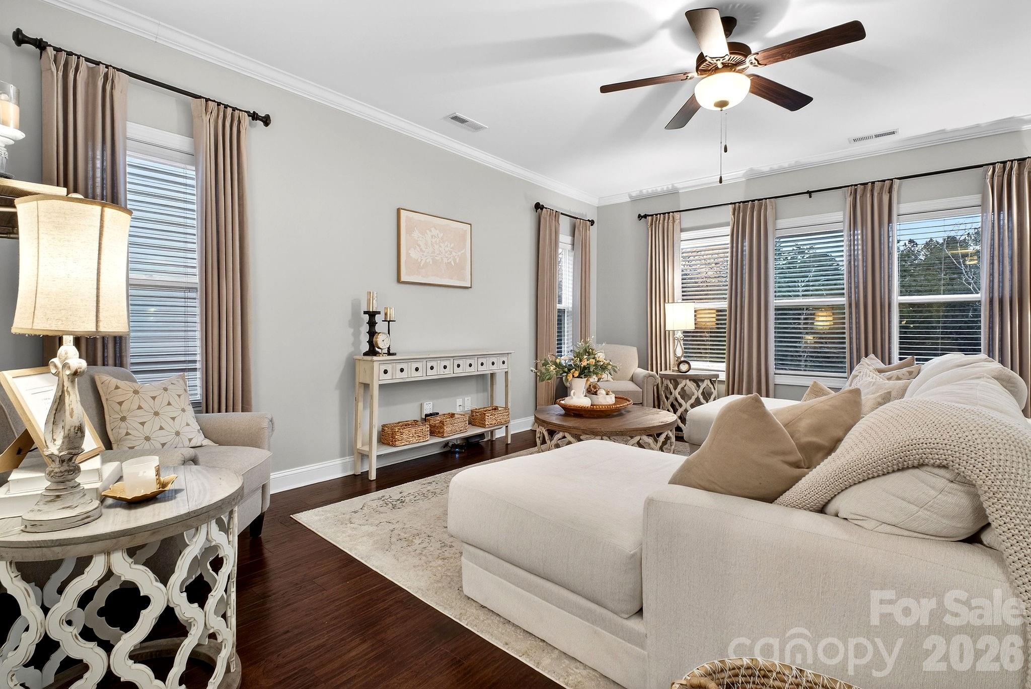 9092 Pitcairn Drive Fort Mill, SC 29708 - Photo 8 of 47 a living room with furniture and a large window