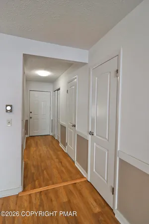 a view of a room with an empty space