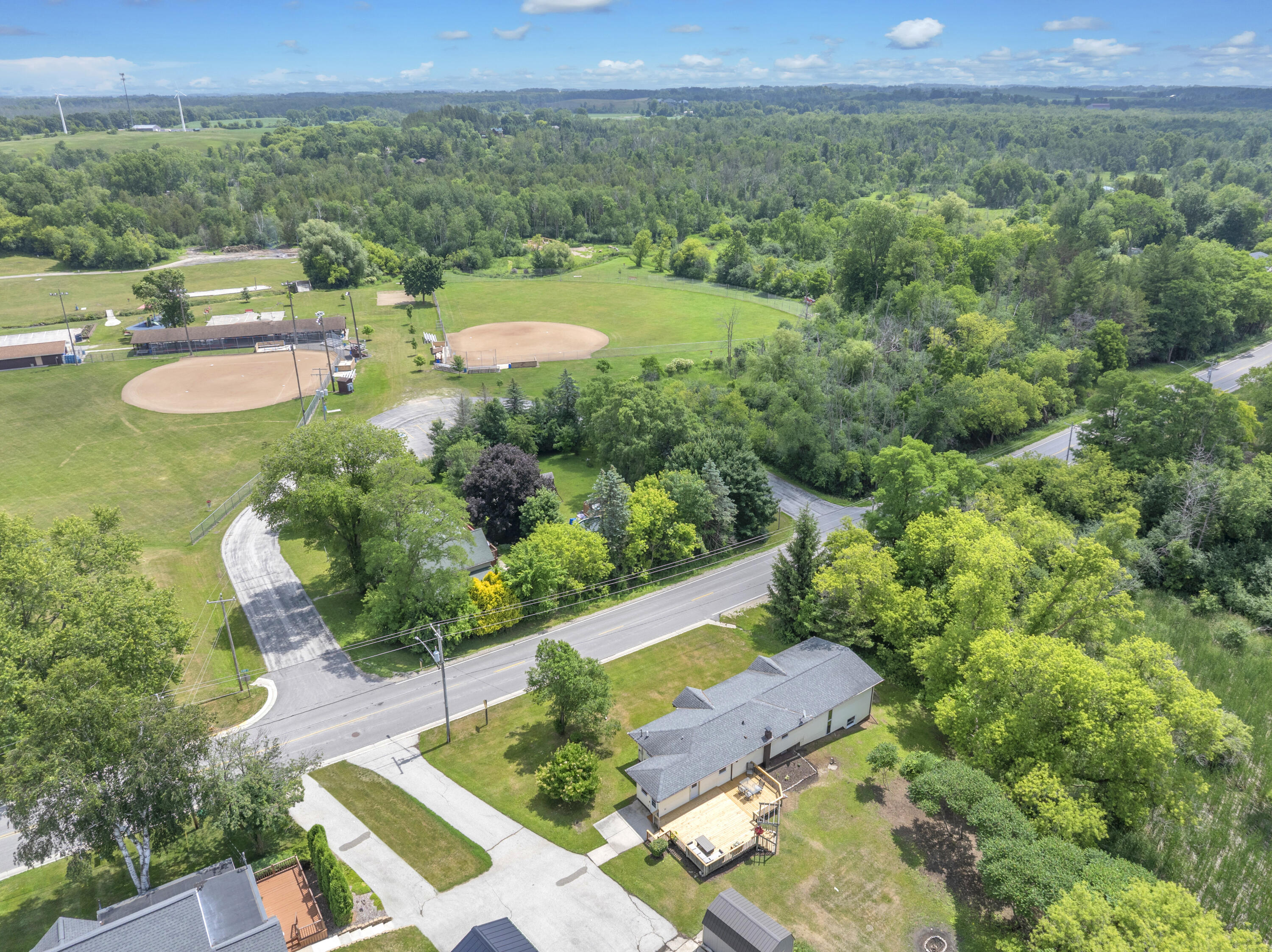 200 Lake Street Cascade, WI 53011 - Photo 29 of 36 Backyard Aerial 1-1