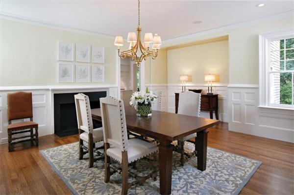 33 Kingsbury Road Newton, MA 02467 - Photo 5 of 12 a view of a dining room with furniture window and wooden floor