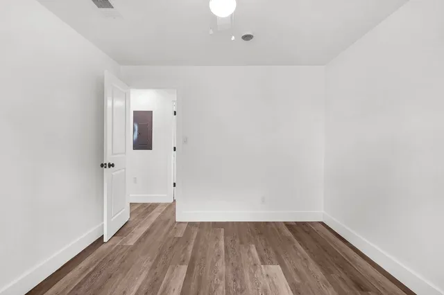 wooden floor in an empty room