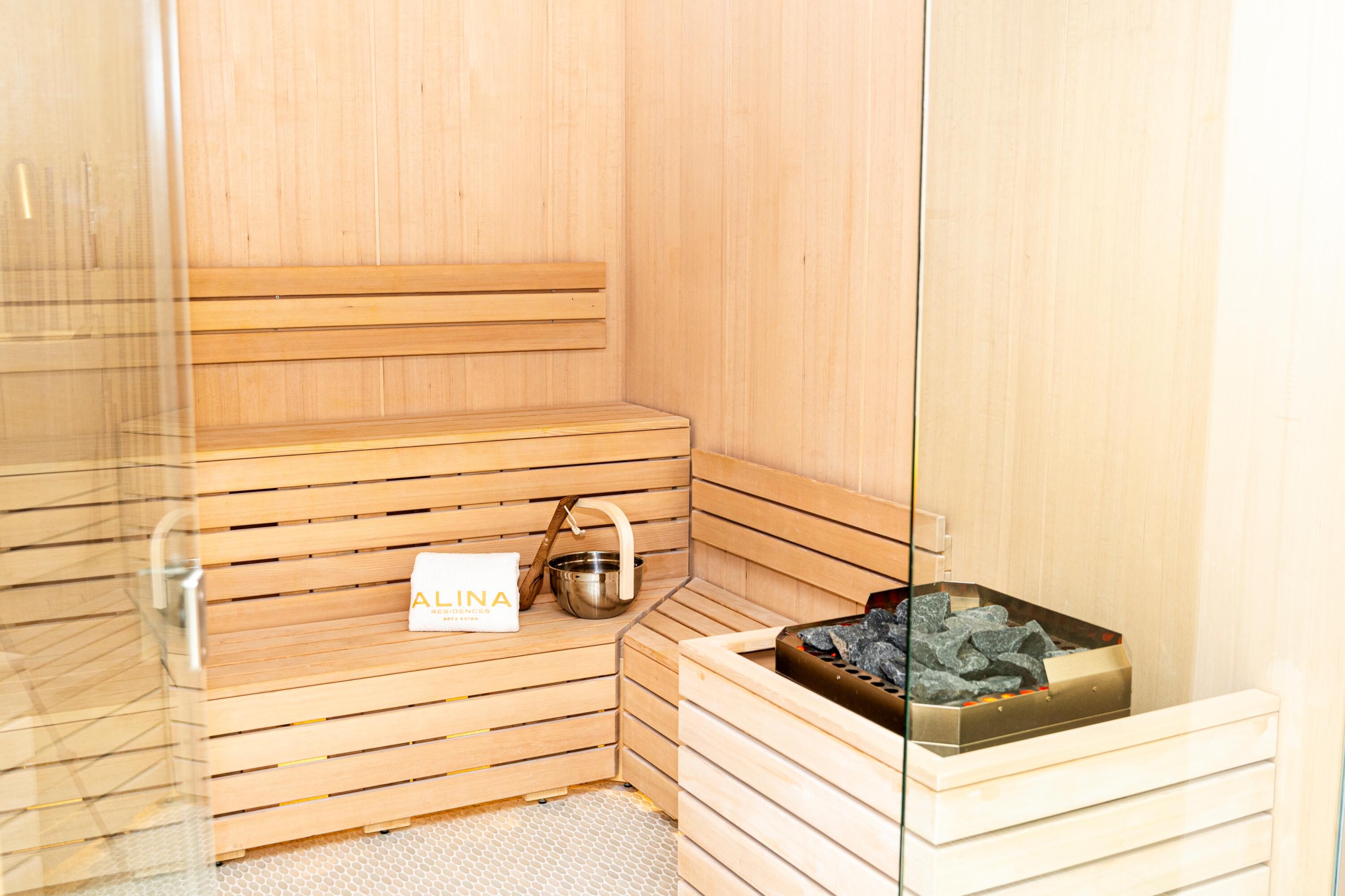 220 Southeast Mizner Boulevard, Unit PH24 Boca Raton, FL 33432 - Photo 46 of 51 ALINA SAUNA