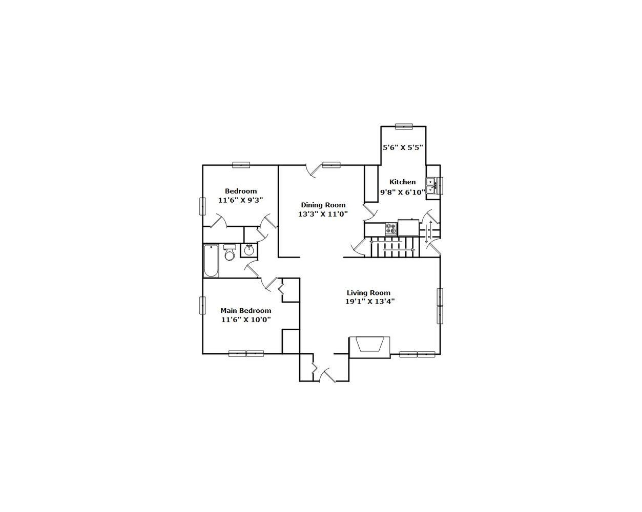 1206 West Healey Street Champaign, IL 61821 - Photo 40 of 42 a picture of a bench in a white building