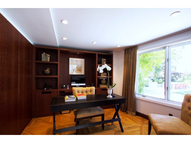 140 Eleanor Drive Woodside, CA 94062 - Photo 12 of 18 a living room with furniture a rug and a large window