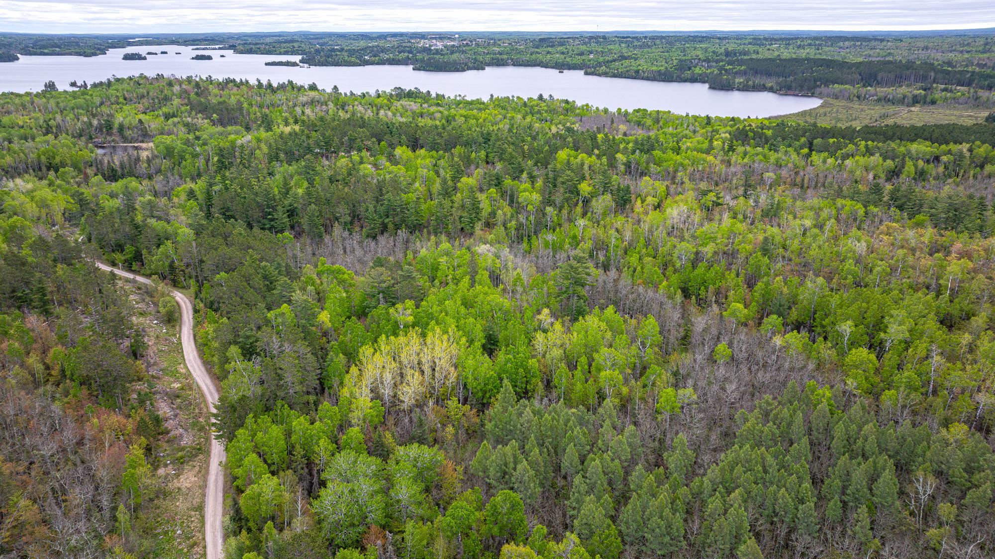 2260 Gold Mine Road Ely, MN 55731 - Photo 26 of 29 Aerial overview of property's location with a forest and a nearby body of water
