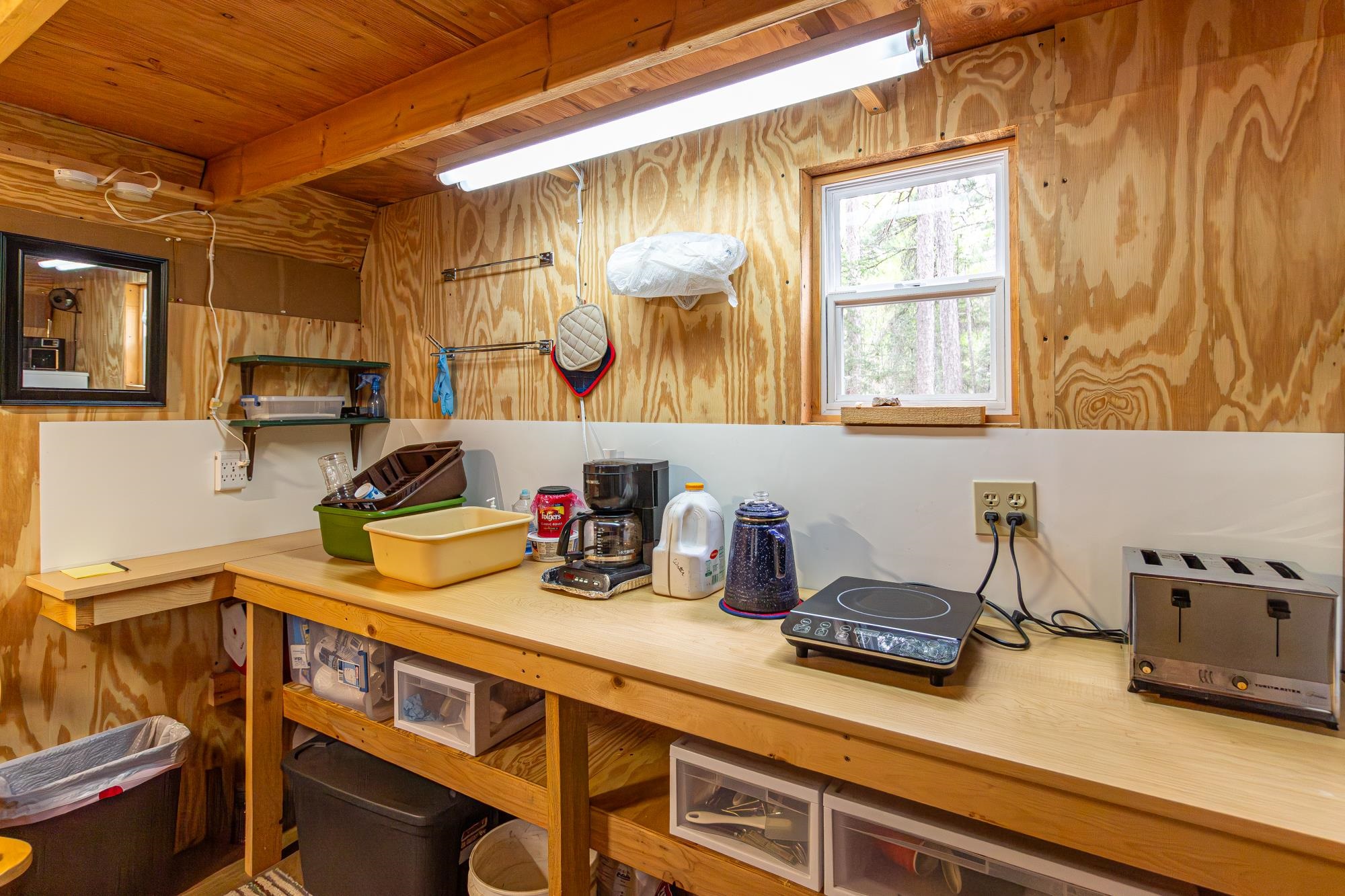 2260 Gold Mine Road Ely, MN 55731 - Photo 5 of 29 Office area with wood ceiling with exposed beams