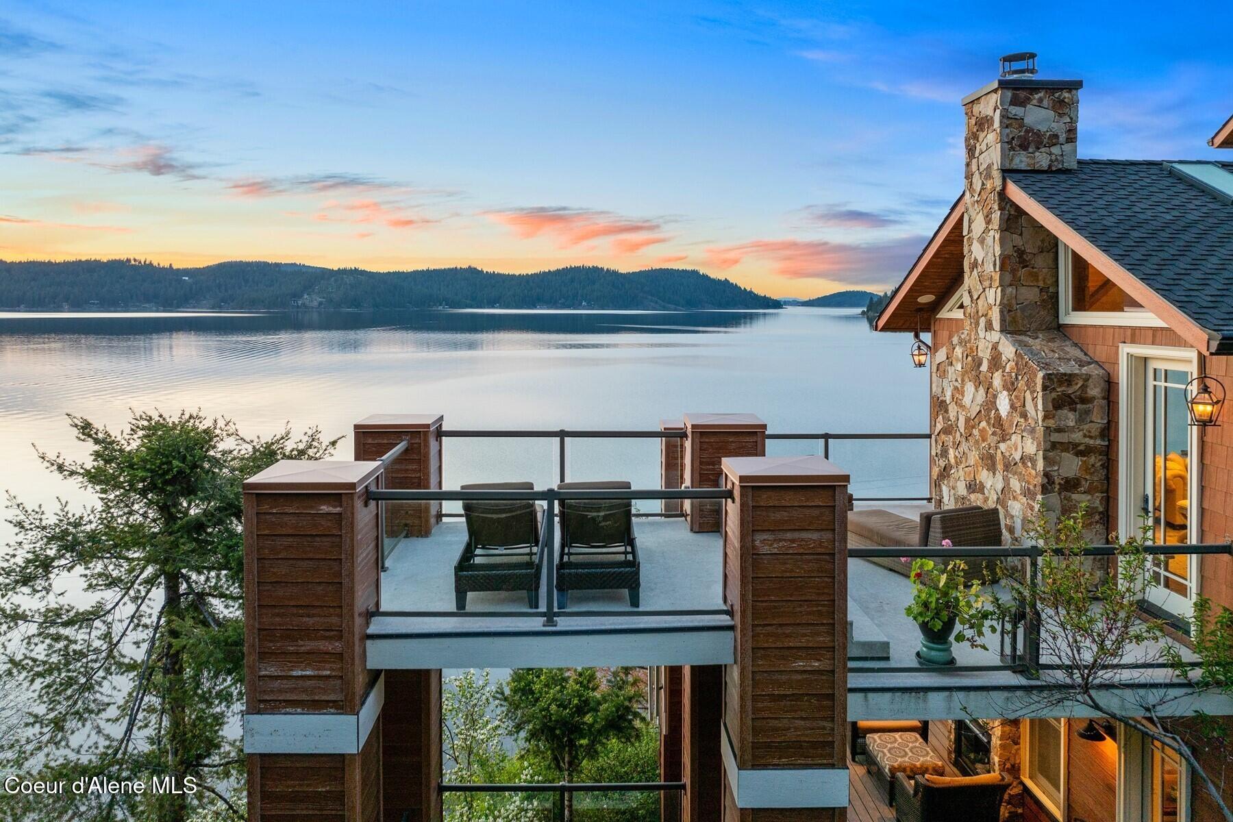 865 East Pine Ridge Drive Harrison, ID 83833 - Photo 51 of 81 Main deck is magical at