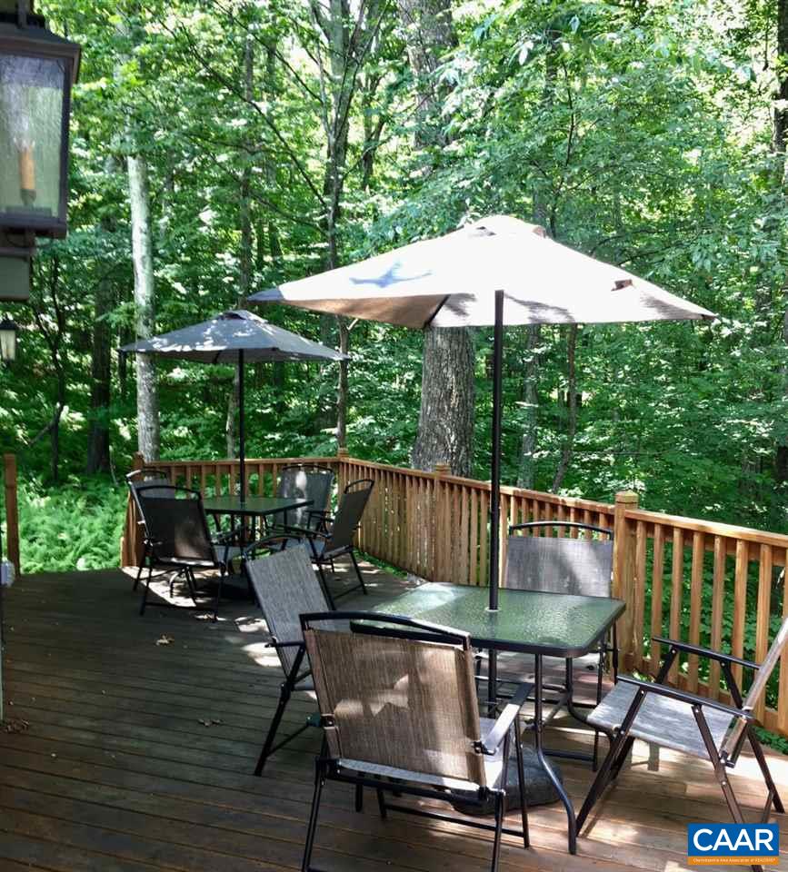 280 Fawn Ridge Drive Roseland, VA 22967 - Photo 17 of 19 a view of balcony with wooden floor and outdoor seating