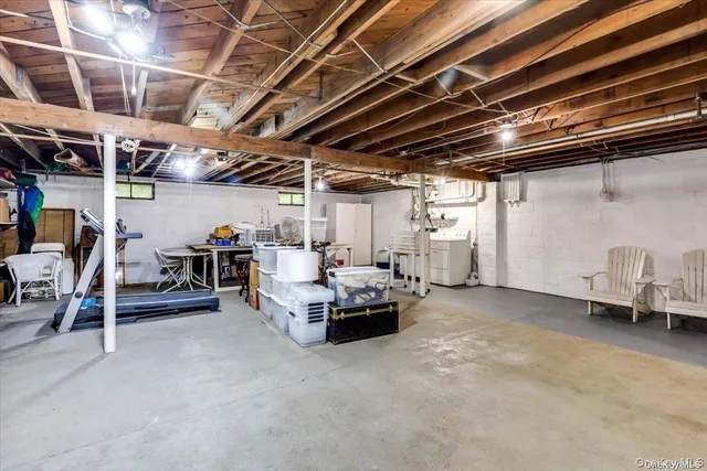 a view of storage and utility room