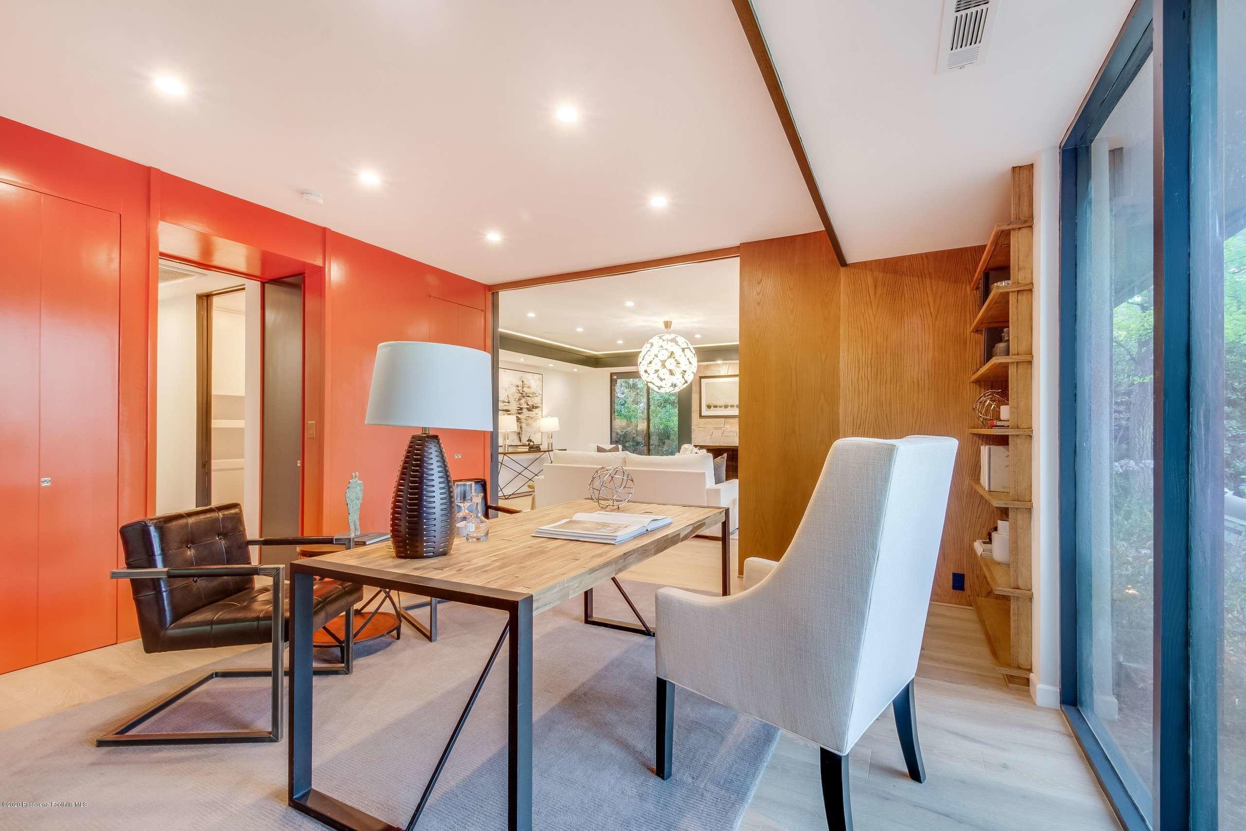 1335 Carnarvon Drive Pasadena, CA 91103 - Photo 12 of 52 a dining room with furniture and a window