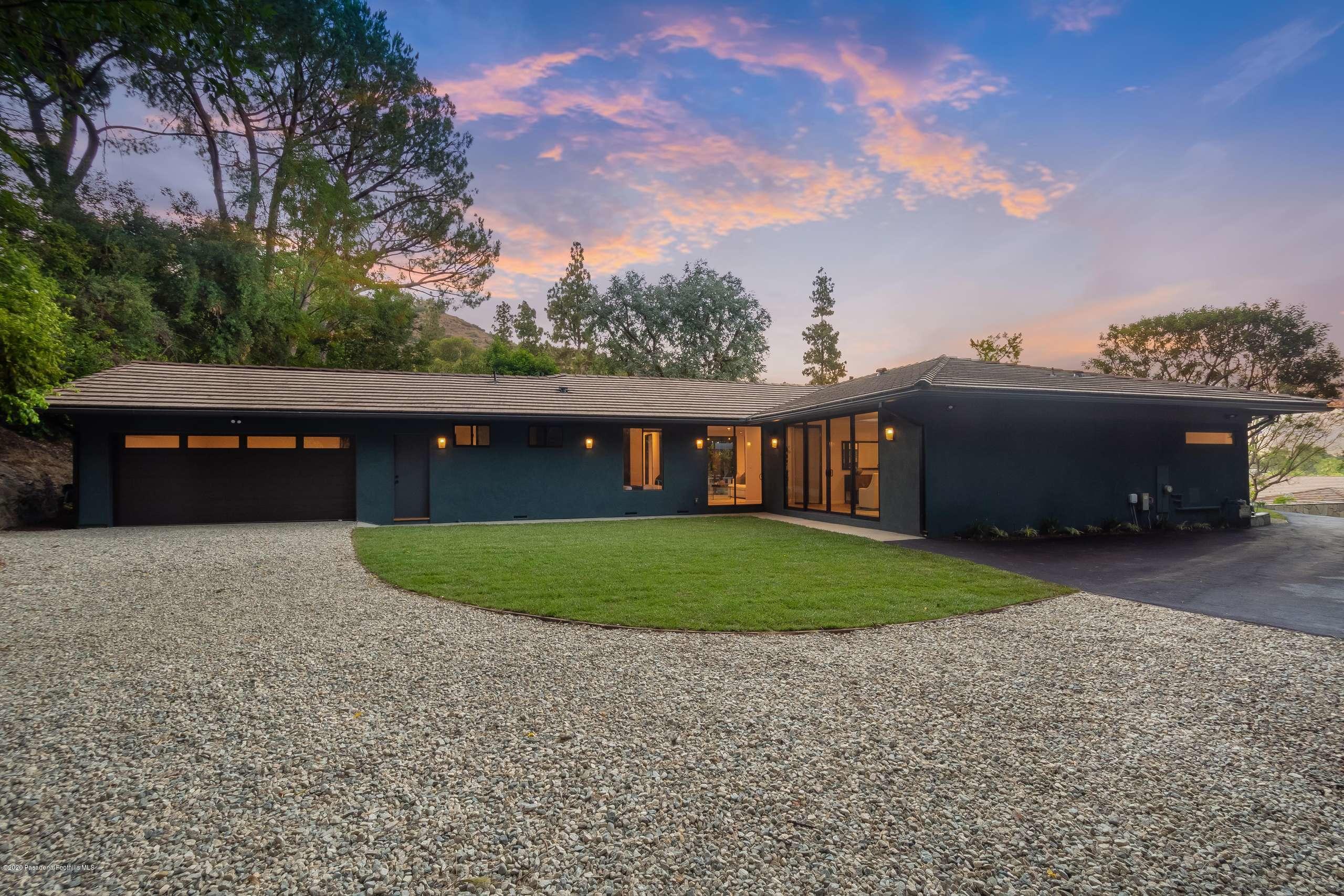 1335 Carnarvon Drive Pasadena, CA 91103 - Photo 45 of 52 a front view of a house with a yard