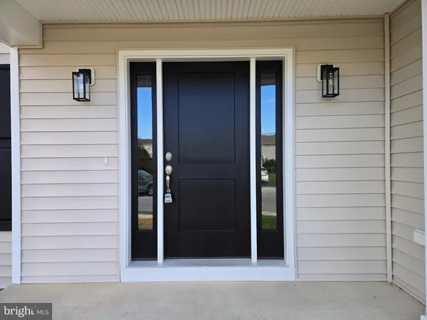 a view of front door