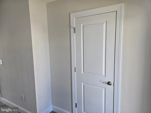 a view of a closet area