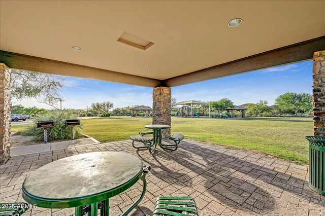 a view of city and mountain