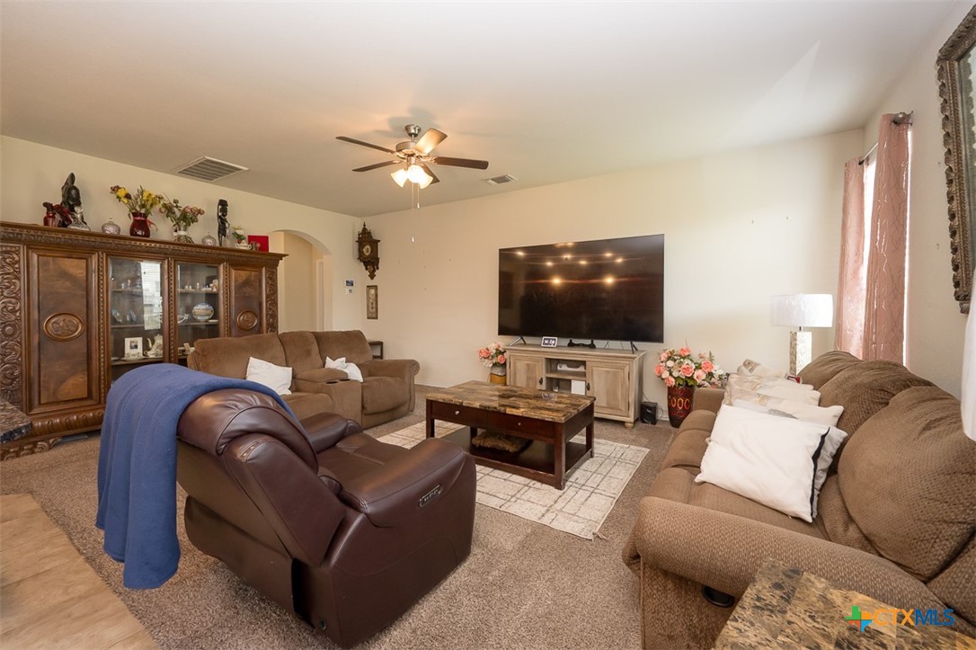 2511 Pintail Loop Copperas Cove, TX 76522 - Photo 6 of 26 a living room with furniture and a flat screen tv