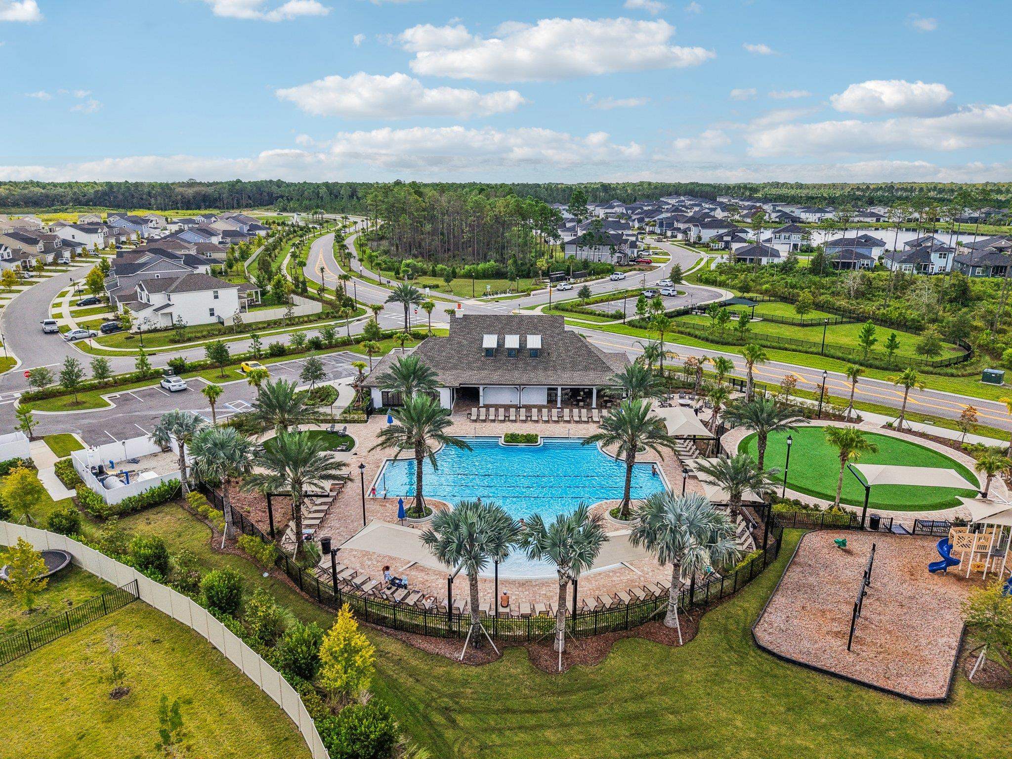 75 Pinzon Place St. Augustine, FL 32095 - Photo 45 of 51 an aerial view of a house with a ocean view