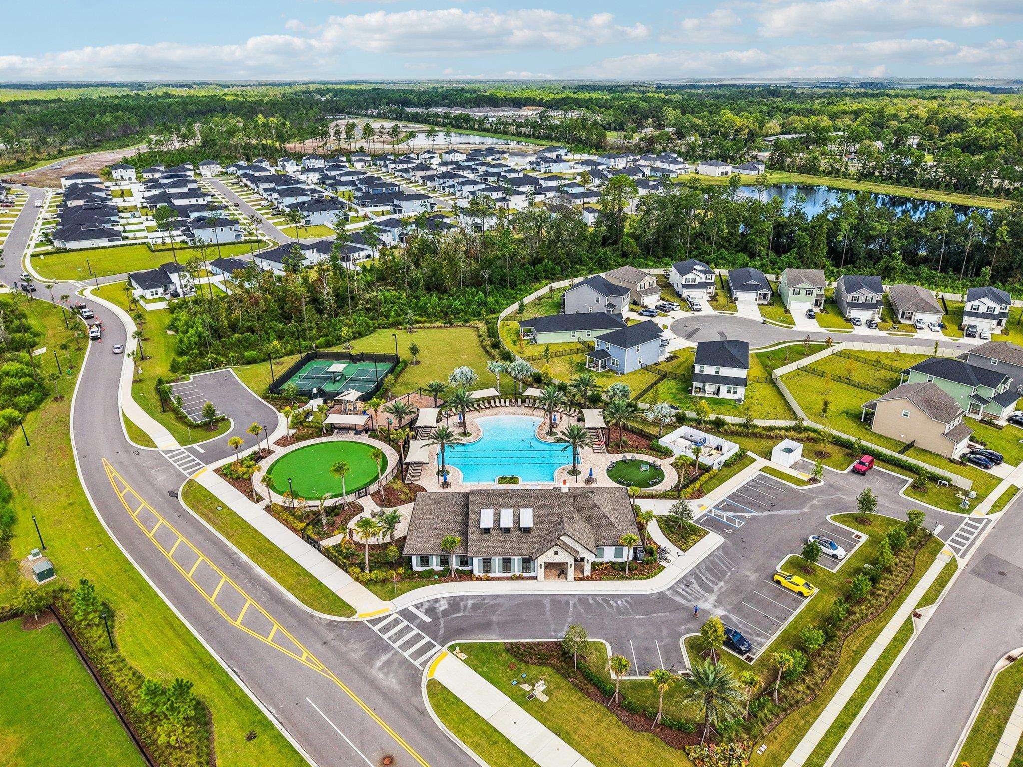 75 Pinzon Place St. Augustine, FL 32095 - Photo 49 of 51 an aerial view of residential houses with outdoor space