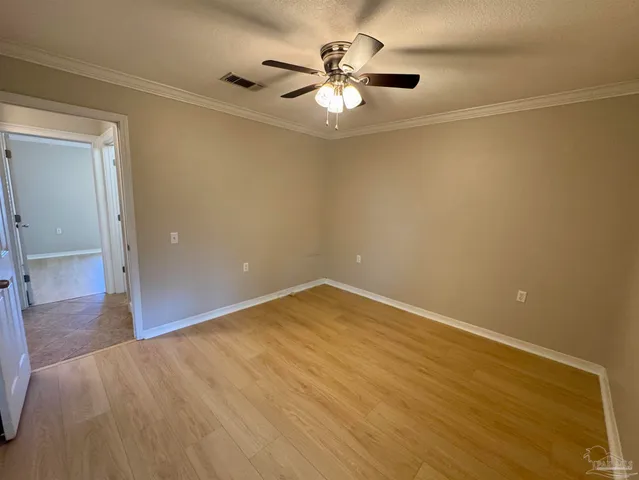 wooden floor in an empty room