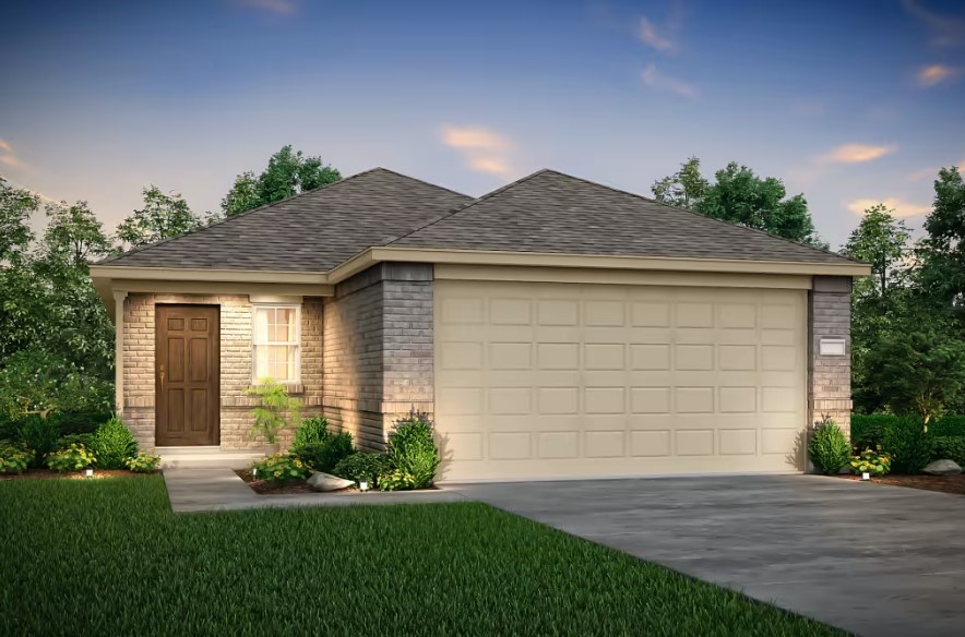 129 Bridge Deck Loop Kyle, TX 78640 - Photo 1 of 1 a front view of a house with a yard