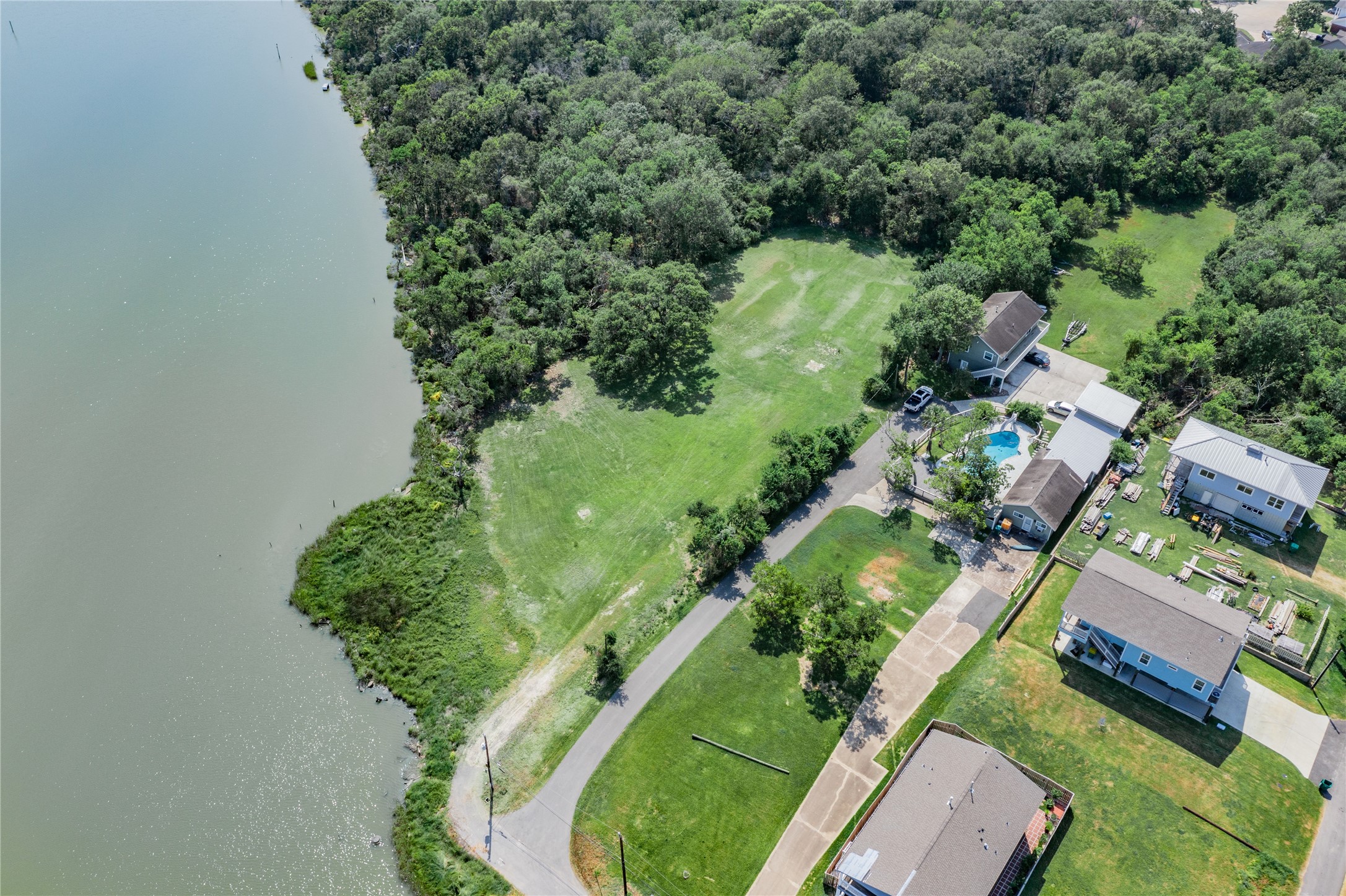 1917 Clopper Street Seabrook, TX 77586 - Photo 9 of 11 an aerial view of a house with a yard swimming pool