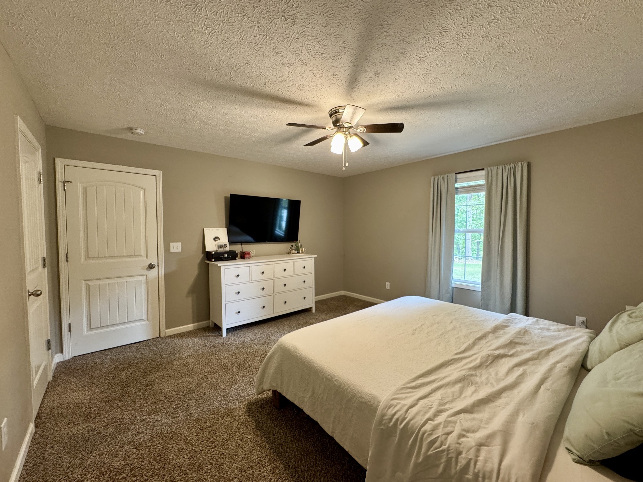 1119 Smiley Troutt Road Bethpage, TN 37022 - Photo 11 of 21 a spacious bedroom with a bed and a flat screen tv