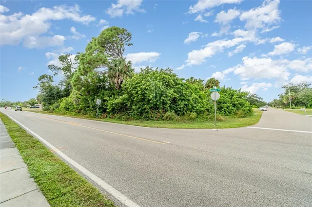 a view of a yard with an outdoor space