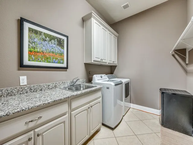 a room with storage and utility