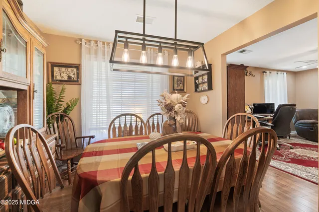 a kitchen with lots of counter top space