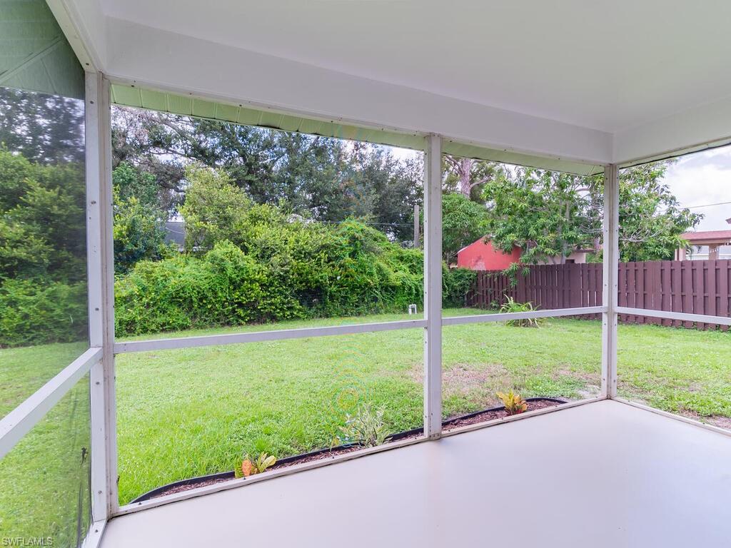 17432 Lee Road Fort Myers, FL 33967 - Photo 20 of 24 a view of a yard and porch