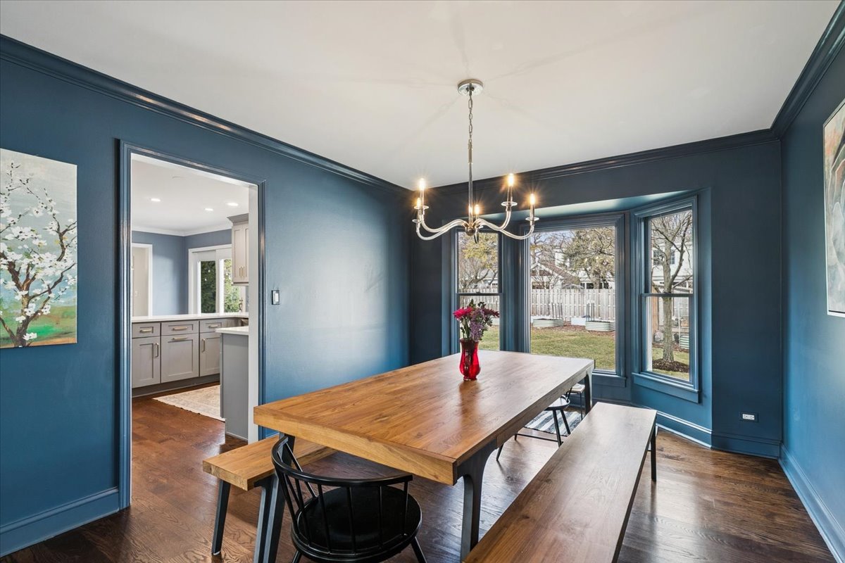 216 East Scranton Avenue Lake Bluff, IL 60044 - Photo 5 of 32 a view of a dining room with furniture window and wooden floor