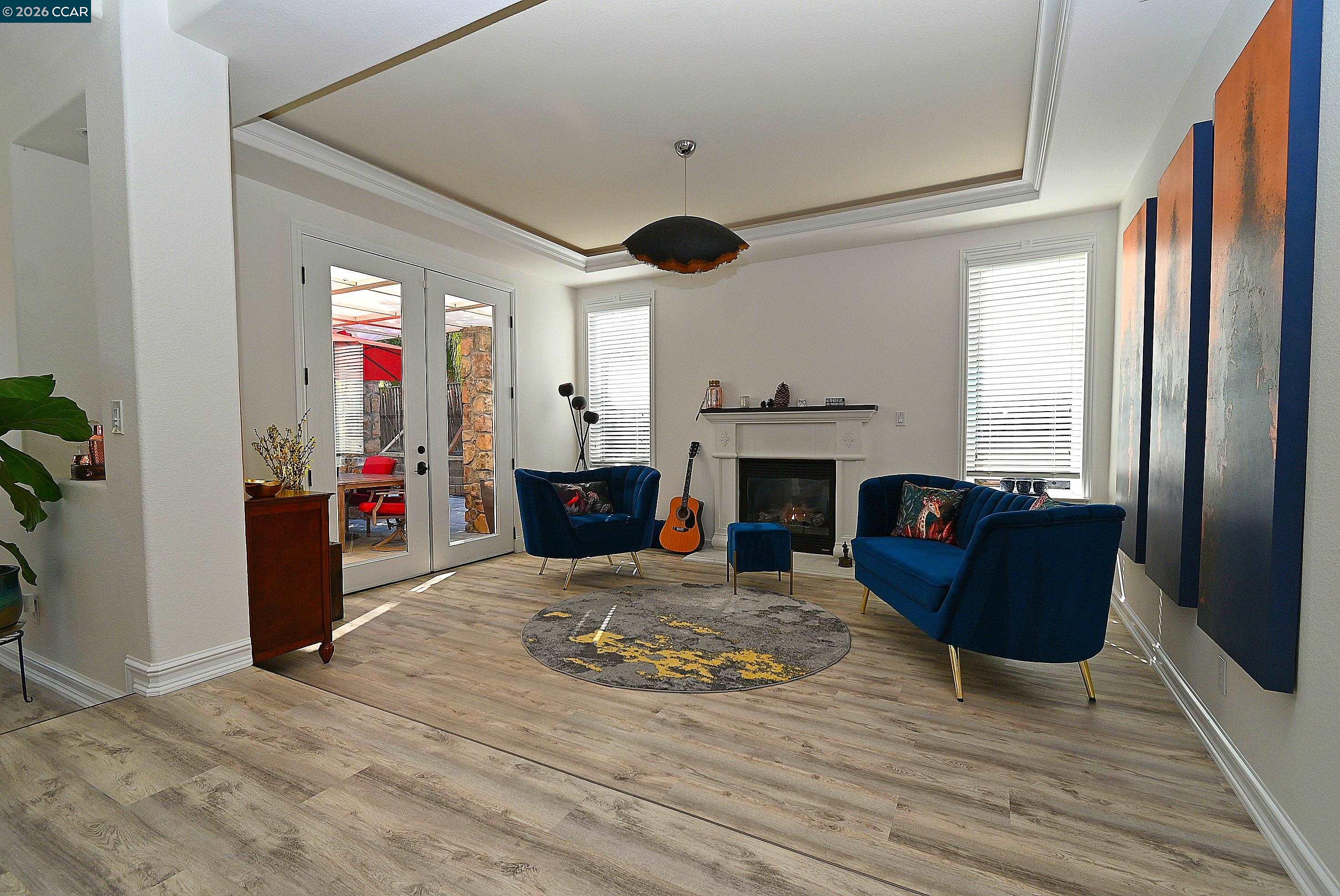 829 Deer Spring Circle Concord, CA 94521 - Photo 4 of 50 a living room with furniture and a fireplace