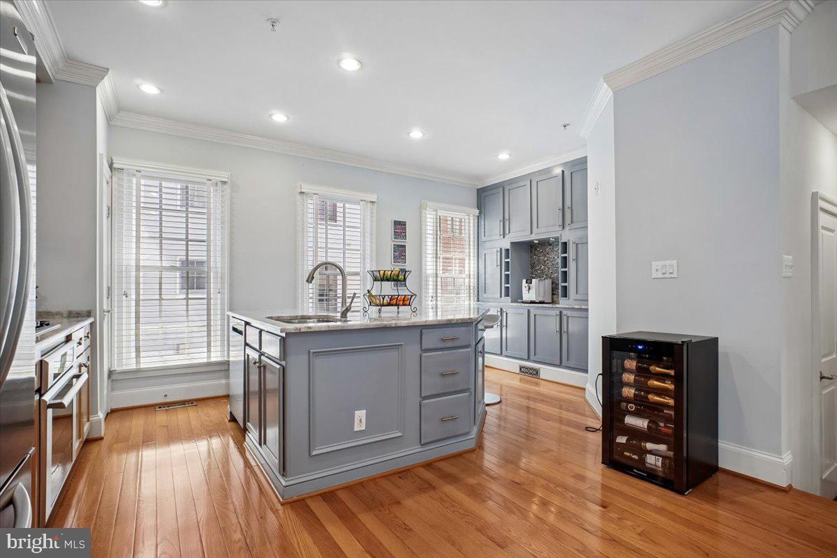 412 Pendleton Street Alexandria, VA 22314 - Photo 17 of 48 Modern kitchen with elegant finishes.