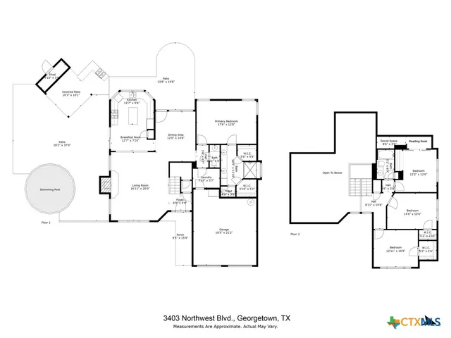 $407,000 | 3403 Northwest Boulevard, Georgetown, TX 78628
