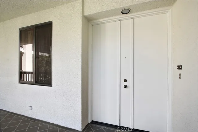 a view of front door